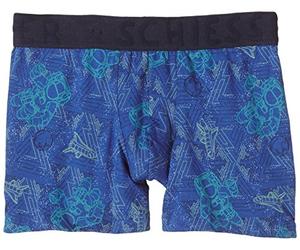 Schiesser Jungen Boxershorts Shorts, Gr. 164, Blau (atlantikblau 899)