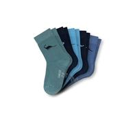 Schiesser Jungen Socken Legwear Kids 5er-Pack Muster Baumwollmischung Blau-Mix 23-26