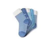 Schiesser Kurzsocken Legwear Kids 5er-Pack Mädchen Hellblau Gr. 31-34 75% Baumwolle