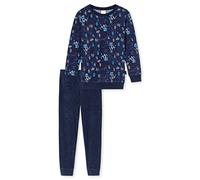 Schiesser Jungen Kinder Langer Schlafanzug-Organic Cotton Pyjamaset, Dunkelblau Ii, 98