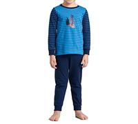 Schiesser Jungen Kinder Langer Schlafanzug-Organic Cotton Pyjamaset, Mehrfarbig 16, 98