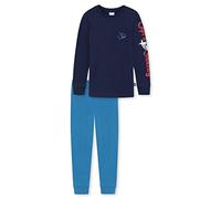 Schiesser Jungen Kinder Langer Schlafanzug-Organic Cotton Pyjamaset, Mehrfarbig 18, 104