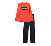 Schiesser Jungen Kinder Langer Schlafanzug-Organic Cotton Pyjamaset, Mehrfarbig 2, 140
