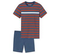 Schiesser Jungen Kurzer Schlafanzug - Organic Cotton (Ll) Pyjamaset, blau, 152