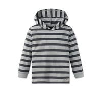 Schiesser Jungen Mix & Relax Hoody Unisex Schlafanzugoberteil, Grau (Grau-Mel. 202), 116