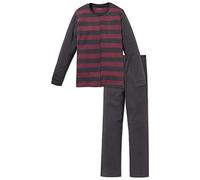 Schiesser Jungen Rebel Anzug lang Zweiteiliger Schlafanzug, per Pack Grau (anthrazit 203), 140 (Herstellergröße: XS)