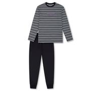 Schiesser Schlafanzug Jungen lang 100% Bio-Baumwolle Marine Größe 152