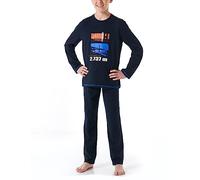 Schiesser Jungen Schlafanzug Set lang - 100% Organic Bio Baumwolle - Größe 140 bis 176