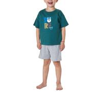 Schlafanzug kurz Surf grün - Kids Nightwear 140
