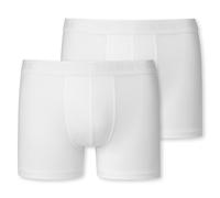Schiesser Jungen 2 Pack Unterwäsche Boxershorts - 95/5 Organic Bio Baumwolle Größe 140 Bis 176, Weiss_173534, 152 EU