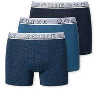 SCHIESSER Jungen Shorts 3er Pack - Serie "95/5", Unterhose, Organic Cotton 140 Blau