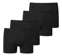 SCHIESSER Jungen Shorts 4er Pack - Serie 95/5, einfarbig, Organic Cotton 164 Schwarz