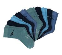 SCHIESSER Jungen Socken, 10er Pack - "Legwear Kids", Muster, Baumwolmischung 27-30 Blau