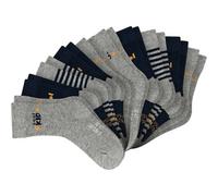 SCHIESSER Jungen Socken, 10er Pack - "Legwear Kids", Muster, Baumwolmischung Grau 31-34