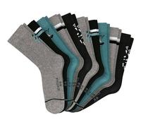 SCHIESSER Jungen Socken, 10er Pack - "Legwear Teens", Muster, Baumwolmischung 35-38 Grau