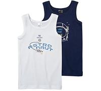 Schiesser Jungen Unterhemd Hemd 0/0, 2er Pack, Gr. 104, Mehrfarbig (Sortiert 1 901)