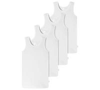 Schiesser - Kids Boys - 95/5 Unterhemd - 4er Spar-Pack (140 Weiß)