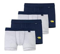 Schiesser - Kids Boys - Shorts/Pants - 4er Spar-Pack (104 Blau gestreift)