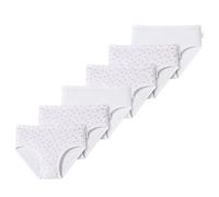 Schiesser - Kids Girls - Feinripp Cotton - Slips/Unterhosen - 6er Pack (104 Weiß)