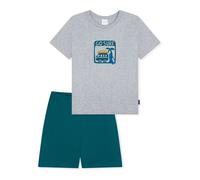 Schiesser Kurzer Kinder-Pyjama - Jungen - Gr. 128 - grau