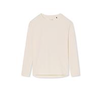 Schiesser Langarmshirt Mix+Relax für Damen Baumwolle Creme Größe 36