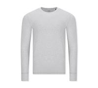 SCHIESSER - Langarmshirt Rundhals grau-mel. - Gr. - 8