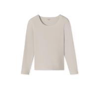 SCHIESSER - Langarmshirt sand - Gr. - 44