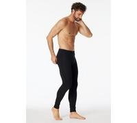 Schiesser Lange Unterhose elastisch Biobaumwolle 95/5 Schwarz S