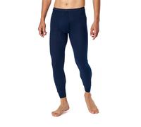 Schiesser Herren Lange Unterhose Mit Eingriff - Original Feinripp Unterwäsche, Navy_005135, M EU