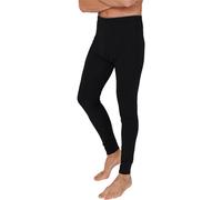 Schiesser Lange Unterhose Herren Baumwolle schwarz, 5 (M)
