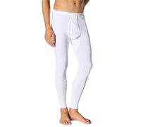 SCHIESSER Original Classics Doppelripp Hose lang Uni weiß 05050/100 M