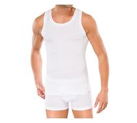 Schiesser Herren Unterhemden Long Life Cotton 2er-Pack Baumwolle Weiß L (6)