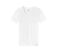 Schiesser Herren Shirt Kurzarm 1/2 Unterhemd Long Life Soft V-Neck - 149043, Größe Herren:7, Farbe:Weiss