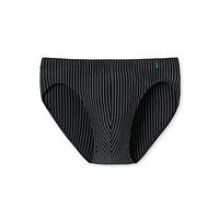 Schiesser Herren-Slip Supermini Long Life Soft mit Streifen blau/schwarz Größe 5