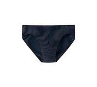 Schiesser Slip Supermini Long Life Soft – atmungsaktiv, weich – Herren Navy-Schwarz gestreift Gr. 7