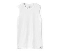 Schiesser Herren Tank Top Rundhals weiß 164104-100 - 4 = S