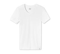 Schiesser Herren T-shirt V-Ausschnitt weiß 155630-100 - 5 = M