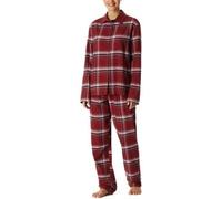 Schiesser Long Sleeve Pyjamas Rot Baumwolle 44 Damen