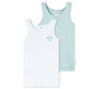 Schiesser Unterhemd Mädchen grün, 104