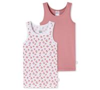 Schiesser Mädchen 2 Pack Unterhemd Unterwäsche Feinripp - Größe 92 bis 140