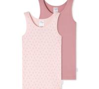 Schiesser Mädchen 2 Pack Unterhemd Unterwäsche Feinripp - Größe 92 bis 140