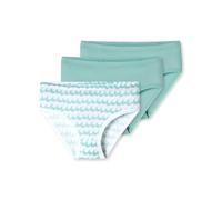 Schiesser Mädchen 3 Pack Slips Unterwäsche Feinripp - 100% Organic Bio Baumwolle - Größe 92 bis 140