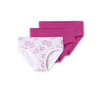 Slips 3er-Pack Smileys pink/weiß - Fine Rib 92