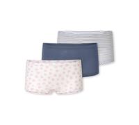 Schiesser Mädchen 3 Pack Unterwäsche Shorts hohe Passform - 95/5 Organic Bio Baumwolle - Größe 92 bis 140