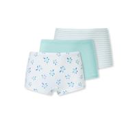Schiesser Mädchen 3 Pack Unterwäsche Shorts hohe Passform - 95/5 Organic Bio Baumwolle - Größe 92 bis 140