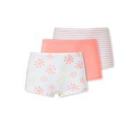 Schiesser Mädchen 3 Pack Unterwäsche Shorts hohe Passform-95/5 Organic Bio Baumwolle-Größe 92 bis 140 Boxershorts, Sortiert 4_181799, 116