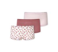 Schiesser Mädchen 3 Pack Unterwäsche Shorts hohe Passform - 95/5 Organic Bio Baumwolle - Größe 92 bis 140