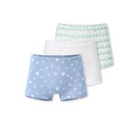 Schiesser Mädchen 3 Pack Unterwäsche Shorts hohe Passform - 95/5 Organic Bio Baumwolle - Größe 92 bis 140
