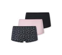 Schiesser Mädchen 3 Pack Unterwäsche Shorts weiches Bündchen - 95/5 Organic Bio Baumwolle - Größe 140 bis 188