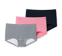 Schiesser - Panty TEEN STYLE 3er-Pack in schwarz/rosa Gr.164